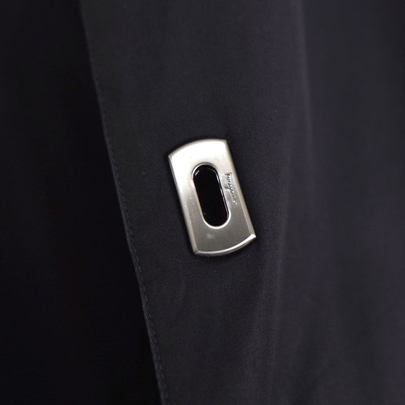 Gancini Button Balmacaan Coat - NEWSED