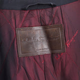 Gancini Button Balmacaan Coat - NEWSED