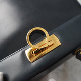 Gancini Calf Leather 2way Hand Bag / Shoulder Bag - NEWSED