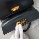 Gancini Calf Leather 2way Hand Bag / Shoulder Bag - NEWSED
