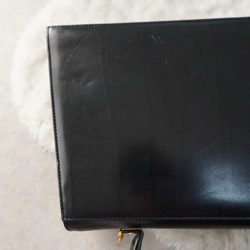 Gancini Calf Leather 2way Hand Bag / Shoulder Bag - NEWSED