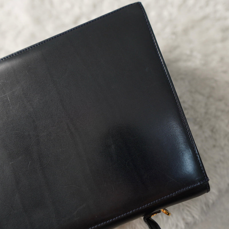 Gancini Calf Leather 2way Hand Bag / Shoulder Bag - NEWSED