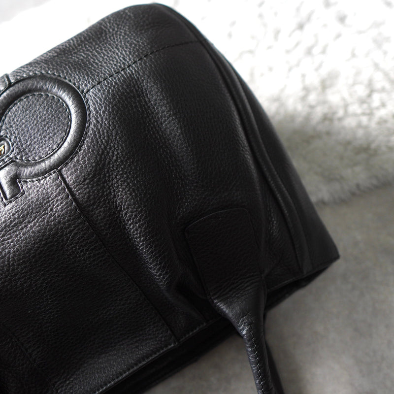 Gancini Leather Tote Bag｜Made in Italy - NEWSED