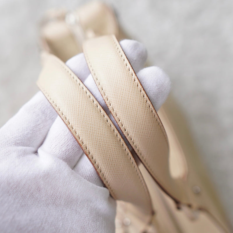Gancini Suede Leather Hand Bag - NEWSED