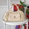 Gancini Suede Leather Hand Bag