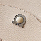 Gancini Suede Leather Hand Bag - NEWSED