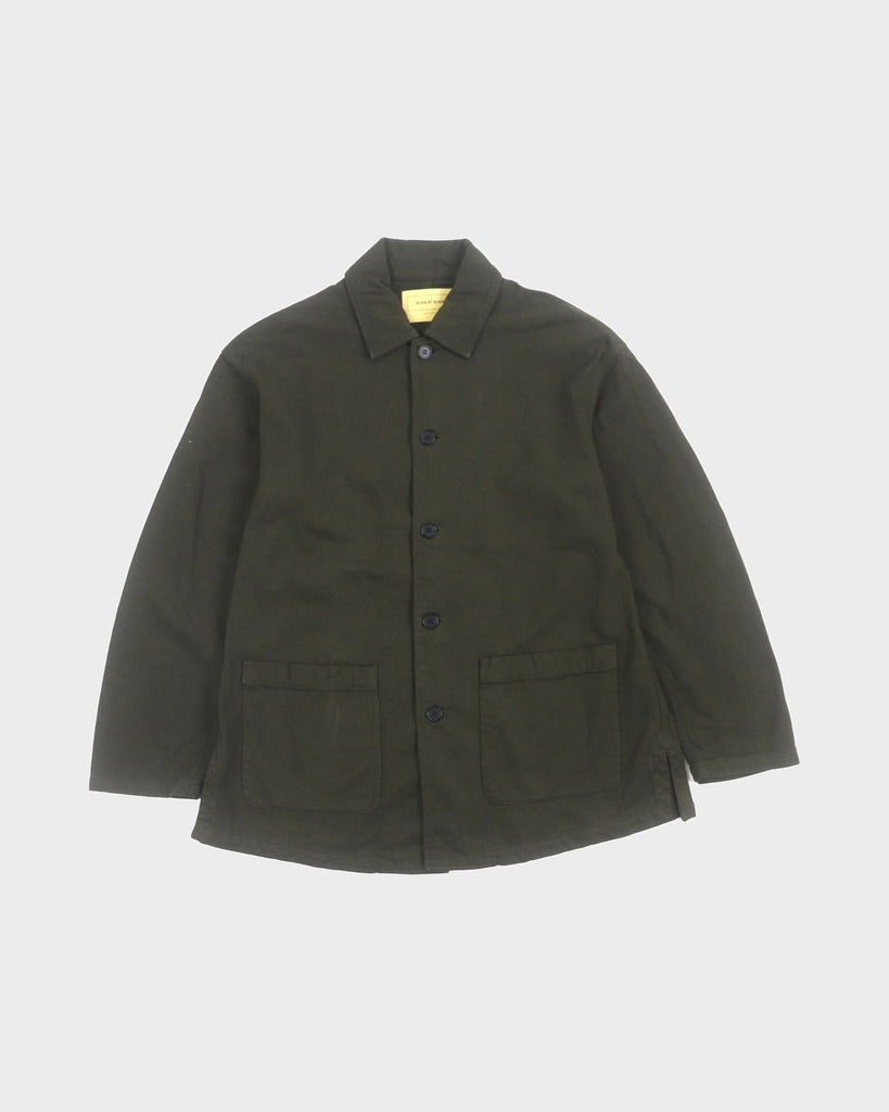 セブンバイセブン スティーブンアラン GARMENT DYE BLOUSON シャツ ジャケット カーキ L メンズ