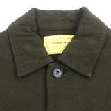セブンバイセブン スティーブンアラン GARMENT DYE BLOUSON シャツ ジャケット カーキ L メンズ - NEWSED