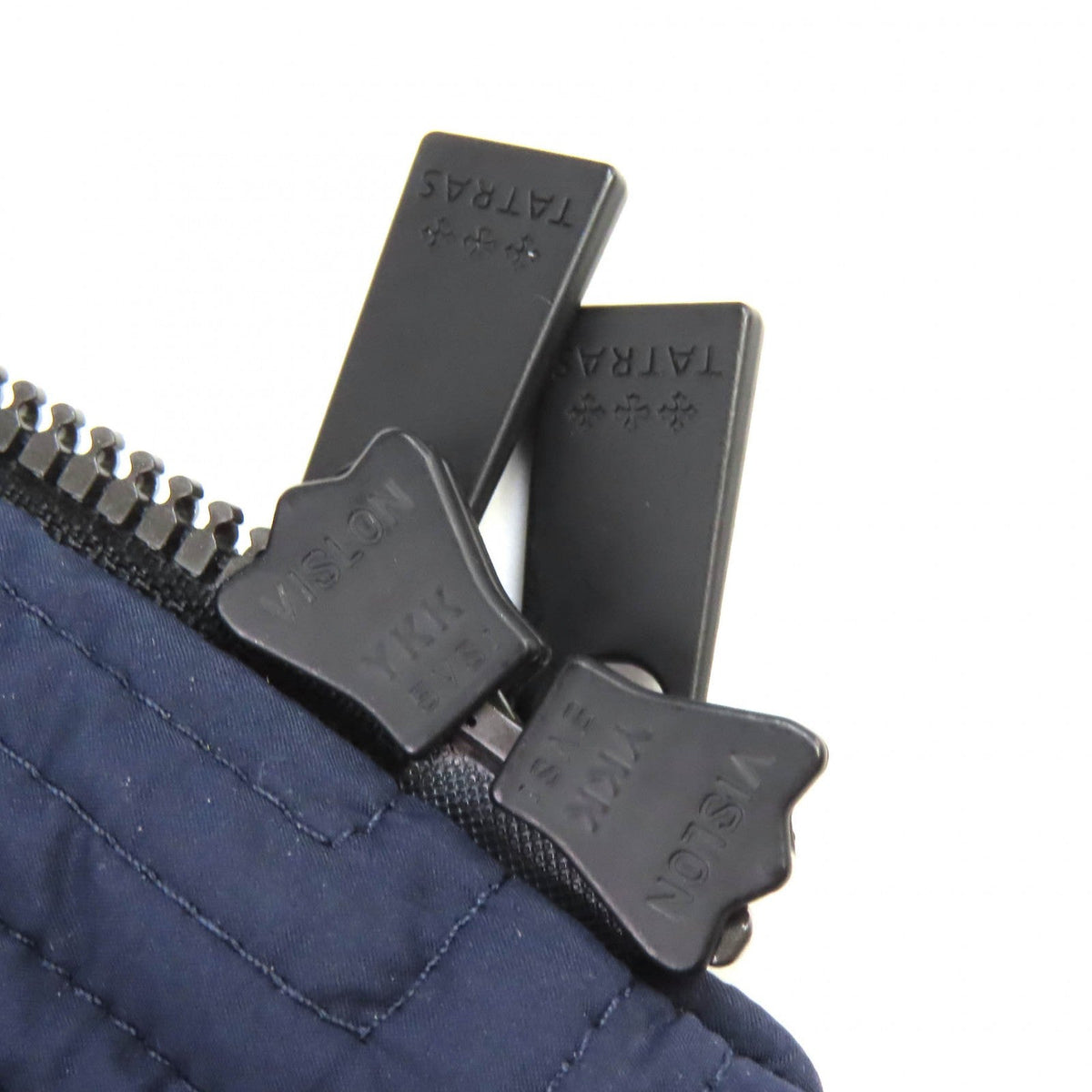 タトラス GESSO ジェッソ ロゴワッペン フード付き ZIP UP ダウンジャケット ネイビー 03 メンズ - NEWSED
