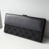 グッチ ジャッキー GGキャンバス/レザー 二つ折り財布 長財布 ブラック 05479