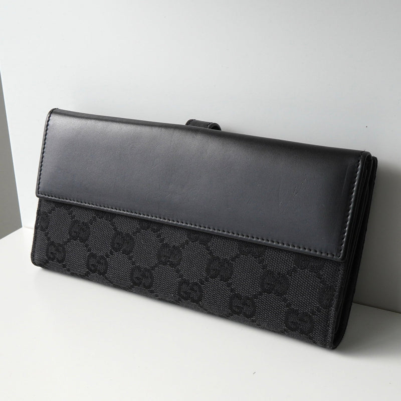 GUCCI グッチ ジャッキー GGキャンバス 長財布 レディース ブランド GUCCI - 【GUCCI / グッチ】 ジャッキー / GGキャンバス / 二