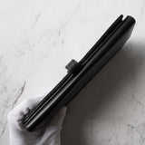 グッチ ジャッキー GGキャンバス/レザー 二つ折り財布 長財布 ブラック 05479 - NEWSED