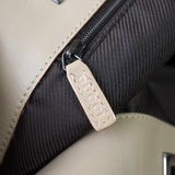 グッチ GGキャンバス / レザー トートバッグ ベージュ - NEWSED