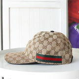 グッチ GG柄 シェリーライン ベースボールキャップ ベージュ - NEWSED