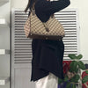 Gucci New Jackie GG 帆布/皮革手提包 棕色