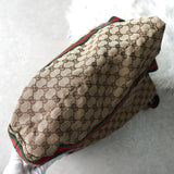 グッチ シェリーライン GGキャンバス トートバッグ ベージュ 189669 - NEWSED