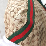 グッチ シェリーライン GGキャンバス トートバッグ ベージュ 189669 - NEWSED