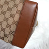グッチ GGキャンバス / レザー トートバッグ ブラウン