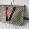 Gucci Sherry Line GG Plus / 皮革托特包 米色