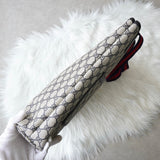 オールド グッチ シェリーライン GGスプリーム トートバッグ ホワイト / ネイビー - NEWSED