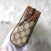Gucci Sherry GG Supreme / 皮革副包 棕色