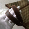 Gucci GG Supreme / Brown Leather Tote Bag