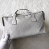 Gucci GG 帆布手提包银色 264210