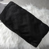 Gucci GG 尼龙/皮革手提包（黑色）