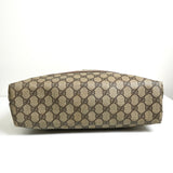 グッチ シェリー GGスプリーム / レザー トートバッグ ブラウン - NEWSED