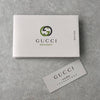Gucci GG 尼龙/皮革手提包（黑色）