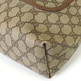 グッチ シェリー GGスプリーム / レザー トートバッグ ブラウン - NEWSED