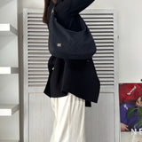 グッチ ホースビット GGキャンバス / レザー ワンショルダーバッグ ブラック - NEWSED