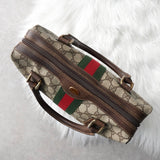 グッチ シェリーライン GGスプリーム / レザー 2way ハンドバッグ ショルダーバッグ ベージュ - NEWSED