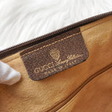 グッチ シェリーライン GGスプリーム / レザー 2way ハンドバッグ ショルダーバッグ ベージュ - NEWSED