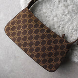 グッチ GGキャンバス/レザー ワンショルダーバッグ ブラウン - NEWSED