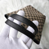 Gucci GG帆布手提包米色/黑色