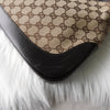 Gucci Jackie Sherry Line GG 帆布单肩包，米色