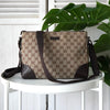 Gucci GG Canvas Shoulder Bag Beige/Brown