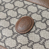 グッチ シェリーライン GGプラス / レザー トートバッグ ブラウン - NEWSED