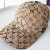 グッチ GG柄 シェリーライン ベースボールキャップ ベージュ - NEWSED