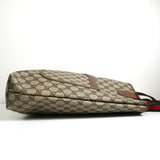 グッチ シェリー GGスプリーム / レザー トートバッグ ブラウン - NEWSED