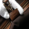Gucci New Jackie GG 帆布/皮革手提包 棕色
