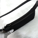 グッチ GGキャンバス / レザー ミニ ハンドバッグ アクセサリーポーチ ブラック - NEWSED