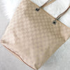 グッチ GGキャンバス / レザー トートバッグ ベージュ