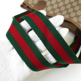 グッチ シェリー GGスプリーム / レザー トートバッグ ブラウン - NEWSED