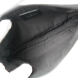 グッチ GGキャンバス / レザー ミニ ハンドバッグ アクセサリーポーチ ブラック - NEWSED