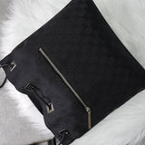 グッチ GGキャンバス / レザー ワンショルダーバッグ ブラック - NEWSED