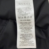 グッチ GGロゴ総柄 シングル スラックス トラウザーズ パンツ チャコールグレー 52 メンズ - NEWSED