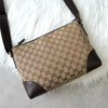 Gucci GG Canvas Shoulder Bag Beige/Brown