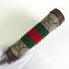 グッチ オフディア GGスプリーム レザー 二つ折り財布 ブラウン